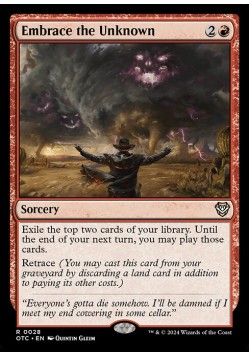 Embrace the Unknown