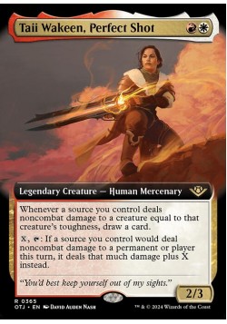 Taii Wakeen, Perfect Shot