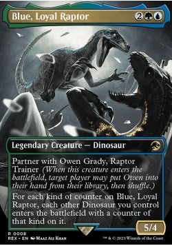 Blue, Loyal Raptor