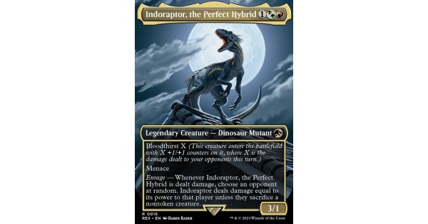 Indoraptor, the Perfect Hybrid | Jurassic | Карта MTG