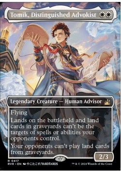 Tomik, Distinguished Advokist