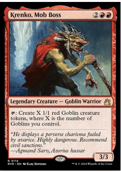 Krenko, Mob Boss