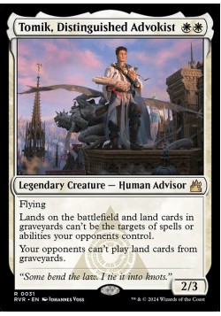 Tomik, Distinguished Advokist