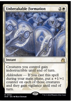 Unbreakable Formation