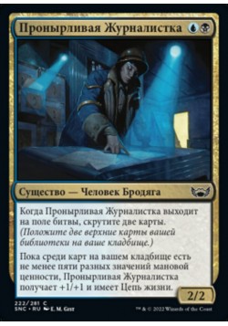 Пронырливая Журналистка