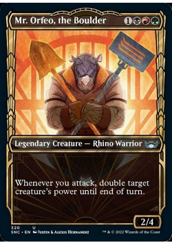 Mr. Orfeo, the Boulder