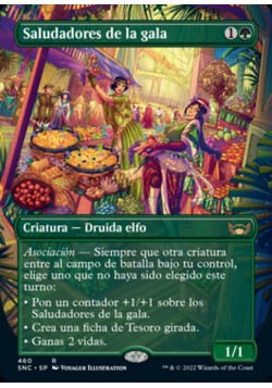 Saludadores de la gala