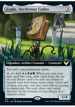 Codie, Vociferous Codex