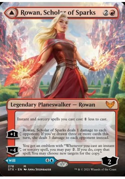 Rowan, Scholar of Sparks // Will, Scholar of Frost