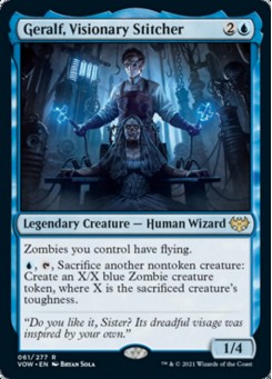 Geralf, Visionary Stitcher