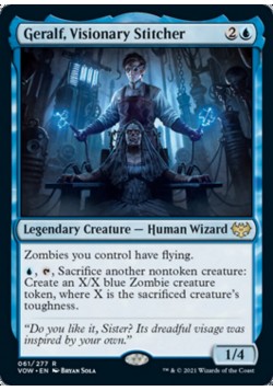 Geralf, Visionary Stitcher