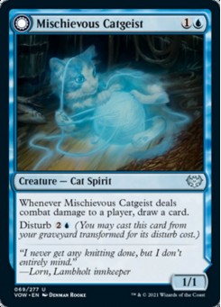 Mischievous Catgeist // Catlike Curiosity
