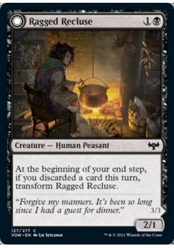 Ragged Recluse // Odious Witch