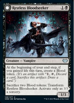 Restless Bloodseeker // Bloodsoaked Reveler