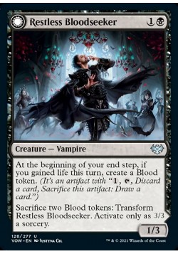 Restless Bloodseeker // Bloodsoaked Reveler