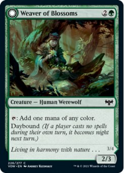 Weaver of Blossoms // Blossom-Clad Werewolf