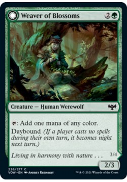 Weaver of Blossoms // Blossom-Clad Werewolf