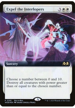 Expel the Interlopers