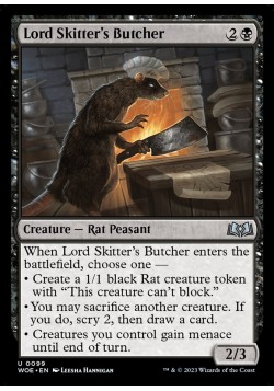 Lord Skitter's Butcher