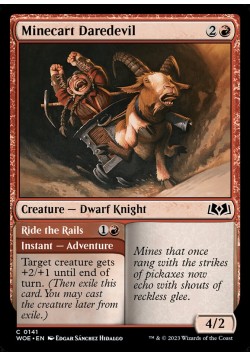 Minecart Daredevil // Ride the Rails