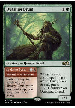 Questing Druid // Seek the Beast