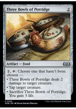 Three Bowls of Porridge