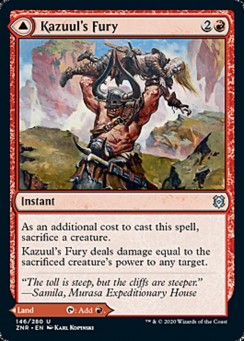 Kazuul's Fury // Kazuul's Cliffs