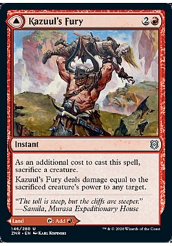 Kazuul's Fury // Kazuul's Cliffs